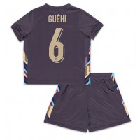 Fotbalové Dres Anglie Marc Guehi #6 Dětské Venkovní ME 2024 Krátký Rukáv (+ trenýrky)